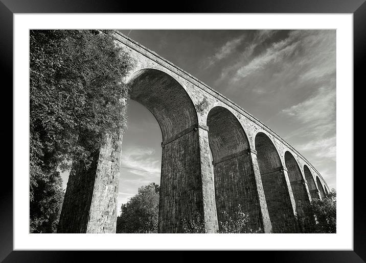 Monumental Bridge Framed Mounted Print by Purple OneTwoEight