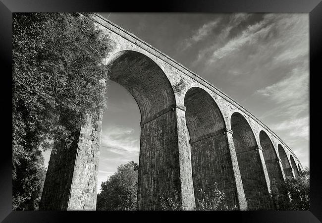 Monumental Bridge Framed Print by Purple OneTwoEight