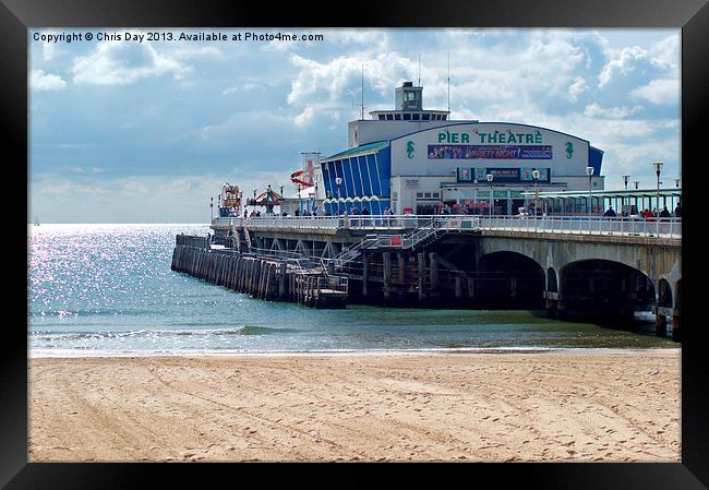 Bournemouth Pier Framed Print by Chris Day