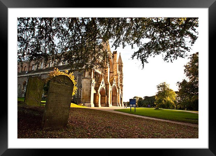 Autumn at the Abbey Framed Mounted Print by Graham Custance