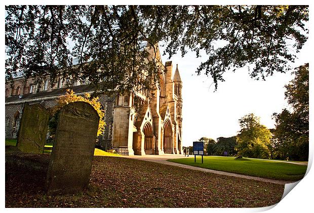 Autumn at the Abbey Print by Graham Custance