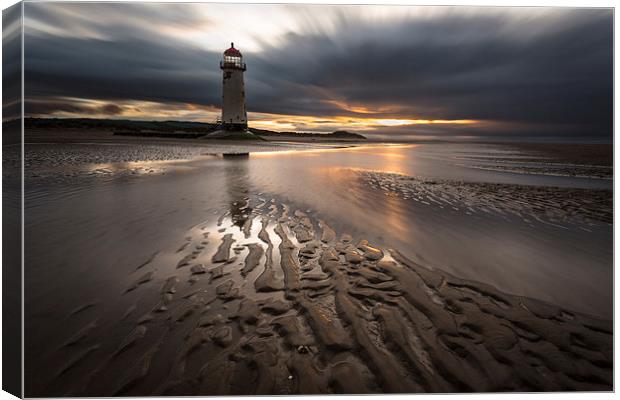 Ripples and Rays Canvas Print by Jed Pearson