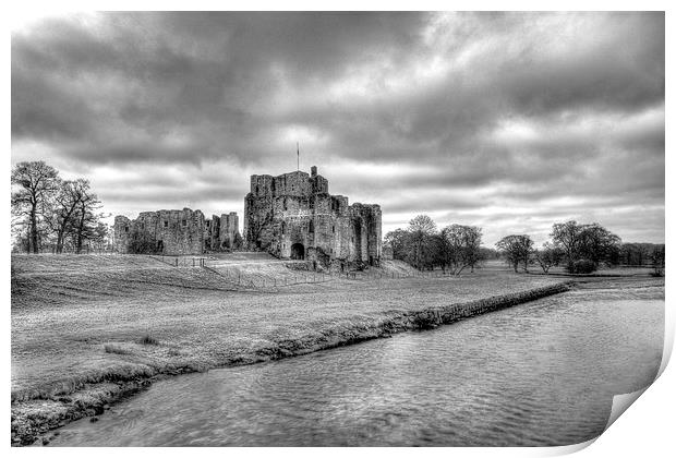 Brougham Castle Print by Roger Green