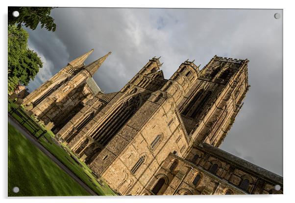 Durham Cathedral Acrylic by Gary Finnigan