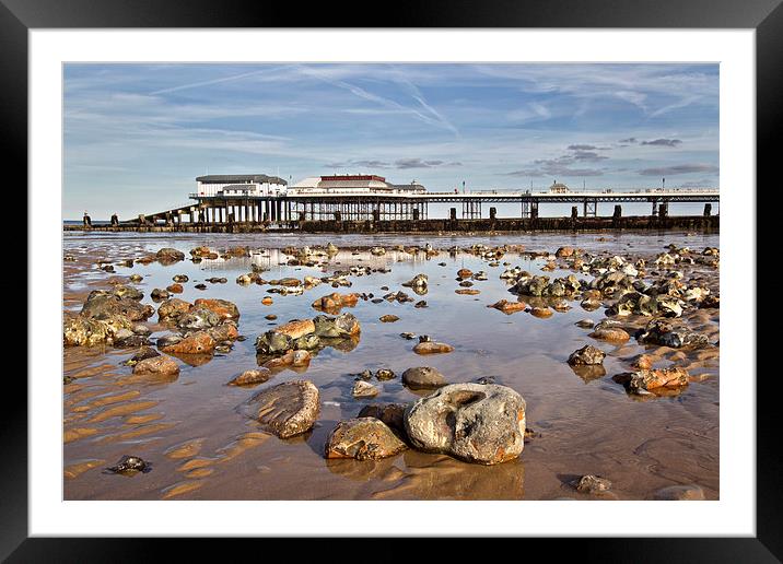 Cromer Pier Reflections Framed Mounted Print by Paul Macro