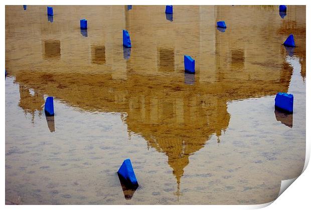 Gardens of Seville 3.- Reflections Print by Jose Manuel Espigares Garc