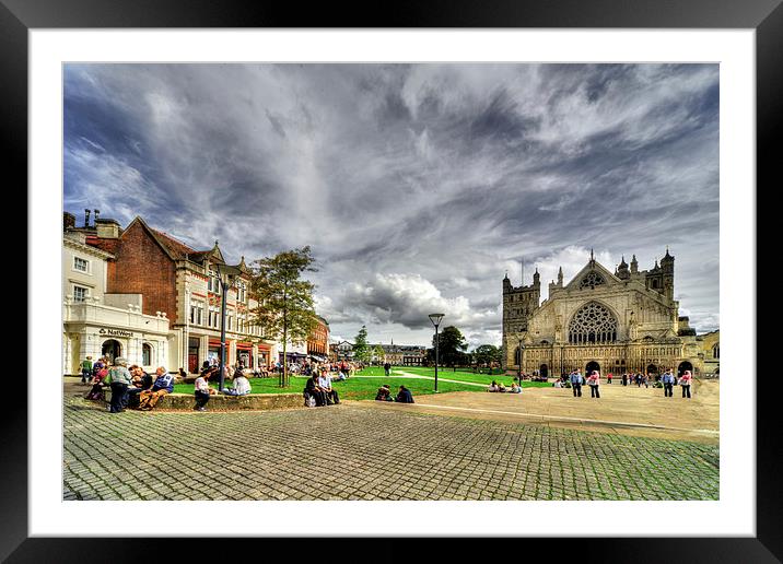 Cathedral Green Framed Mounted Print by Rob Hawkins