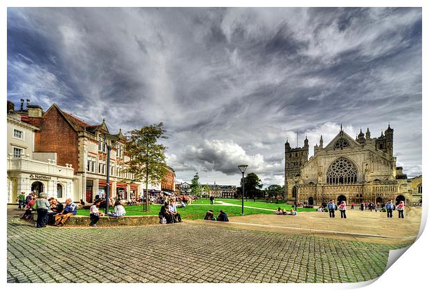 Cathedral Green Print by Rob Hawkins
