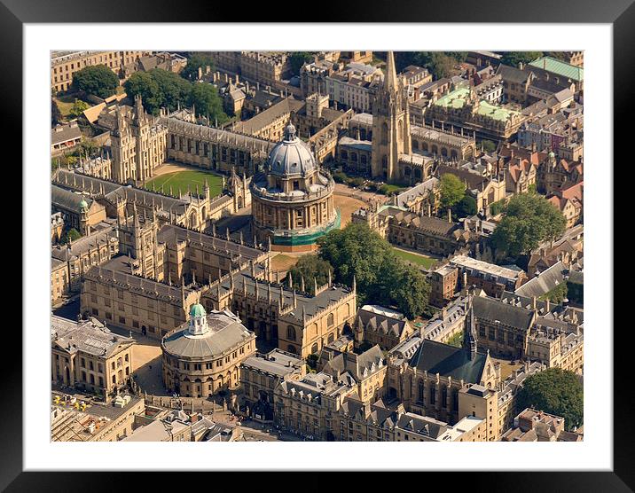 Oxford The University City Framed Mounted Print by Gurinder Punn