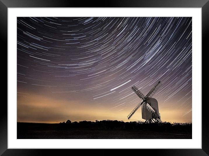Chillenden Windmill Framed Mounted Print by Ian Hufton