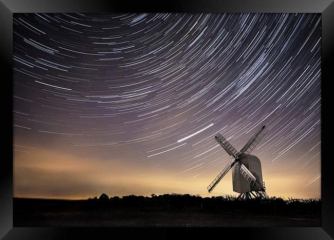 Chillenden Windmill Framed Print by Ian Hufton