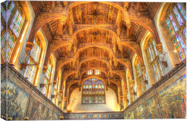 Great Hall at Hampton Court Canvas Print by Gurinder Punn