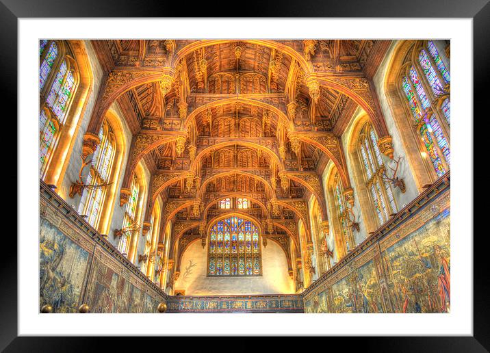 Great Hall at Hampton Court Framed Mounted Print by Gurinder Punn