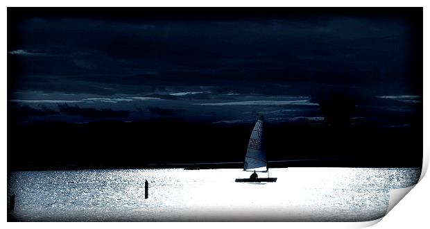 sailing by moonlight Print by sue davies