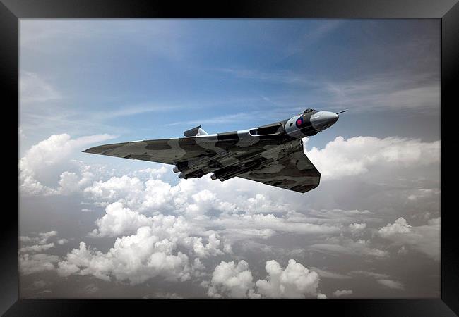 Vulcan Airborne Framed Print by J Biggadike