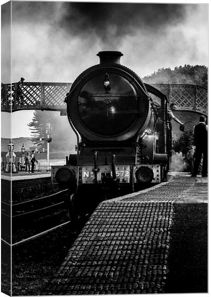 The Train at Platform 1 Canvas Print by Paul Holman Photography