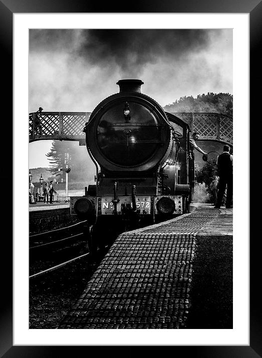 The Train at Platform 1 Framed Mounted Print by Paul Holman Photography