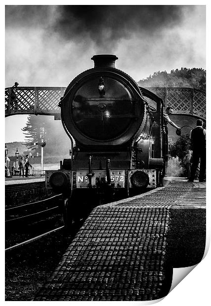 The Train at Platform 1 Print by Paul Holman Photography