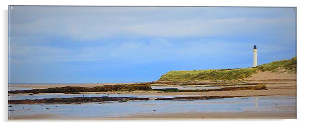 coversea lighthouse Acrylic by dale rys (LP)