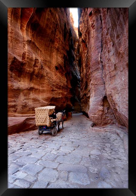 JST2022 The Natural Gorge, Petra Framed Print by Jim Tampin