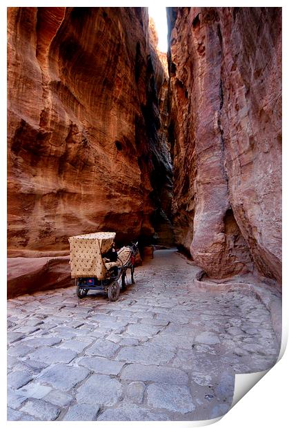 JST2022 The Natural Gorge, Petra Print by Jim Tampin