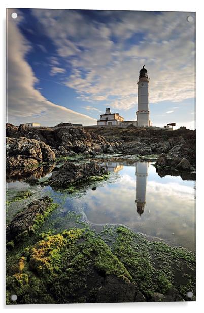 Corsewall Lighthouse Acrylic by Grant Glendinning