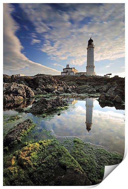 Corsewall Lighthouse Print by Grant Glendinning