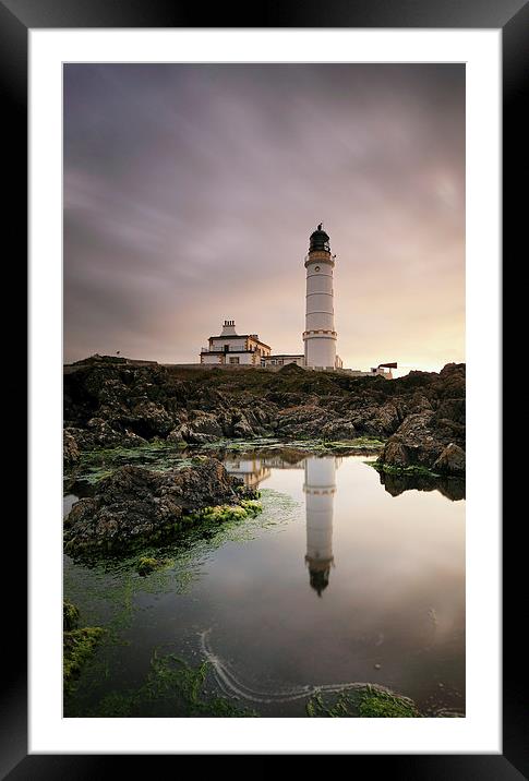 Corsewall Lighthouse Framed Mounted Print by Grant Glendinning