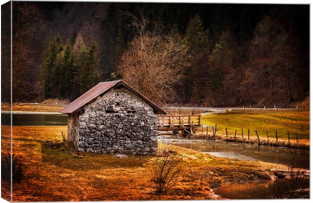 The Hut Canvas Print by richard downes