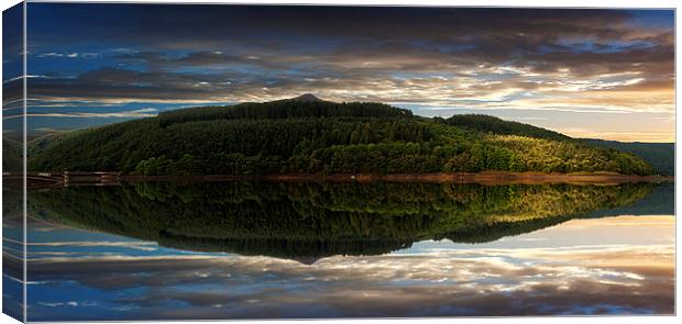 Win Hill Reflections Canvas Print by Nigel Hatton