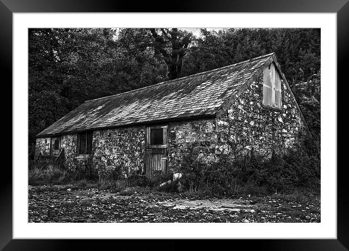 The old tool shed Framed Mounted Print by Steven Dunn-Sims