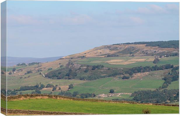 A Majestic Hill in West Yorkshire Canvas Print by Juha Remes