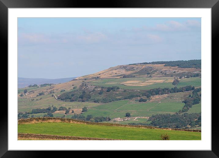 A Majestic Hill in West Yorkshire Framed Mounted Print by Juha Remes