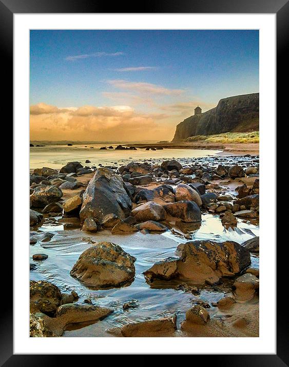 Downhill Beach, Colraine, Northern Ireland. Framed Mounted Print by Peter McCormack