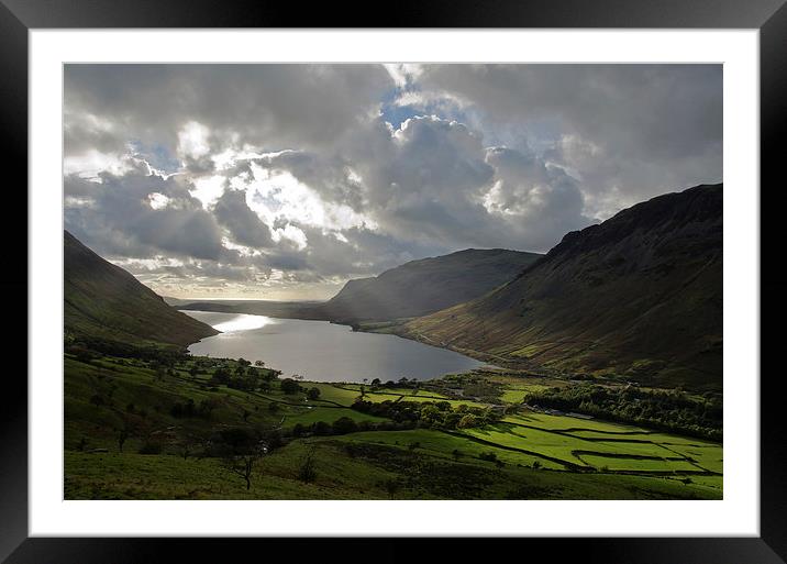 Wastwater, The Lake District Framed Mounted Print by Dan Ward