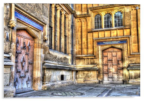 Bodleian Oxford Acrylic by Gurinder Punn