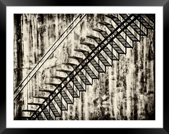 Steps Up Framed Mounted Print by Mary Lane