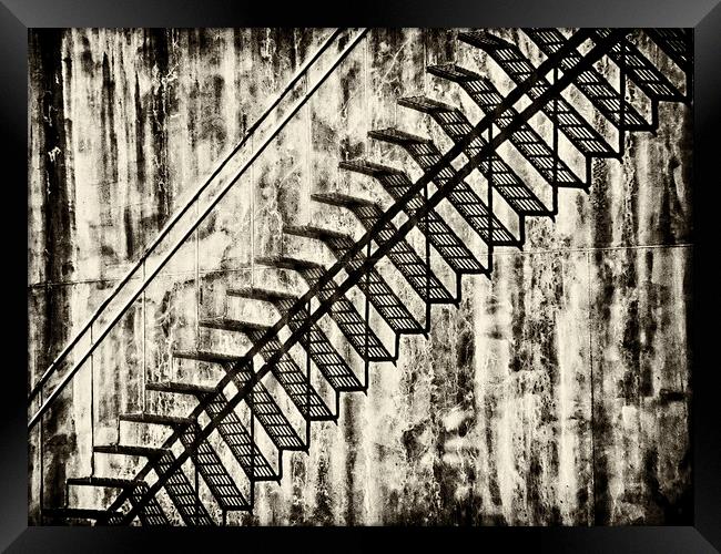 Steps Up Framed Print by Mary Lane