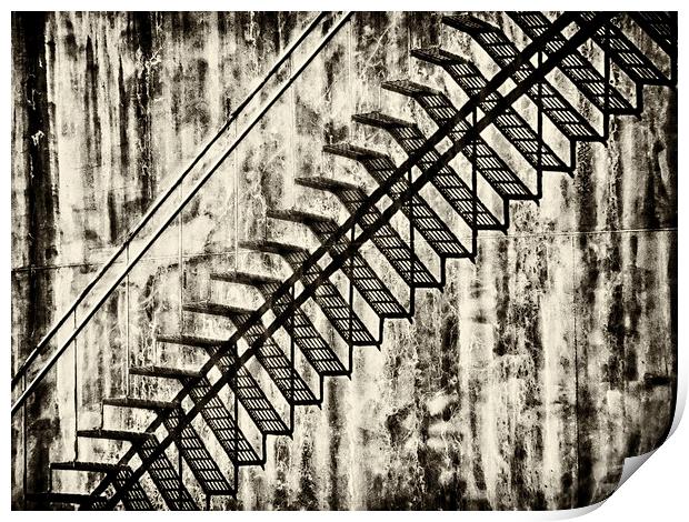 Steps Up Print by Mary Lane
