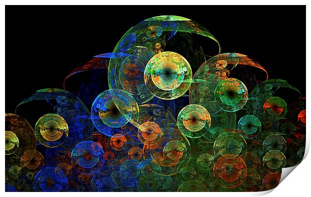 Colorful Circles Print by Mary Lane