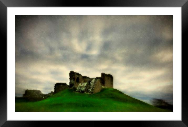 wet n wild duffus castle Framed Mounted Print by dale rys (LP)