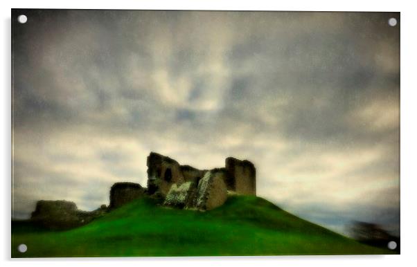 wet n wild duffus castle Acrylic by dale rys (LP)