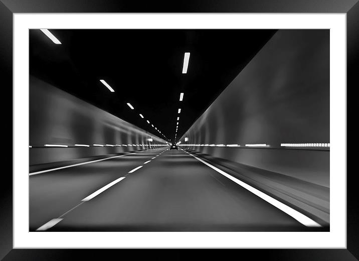 Tunnel vision Framed Mounted Print by Dan Ward