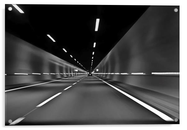 Tunnel vision Acrylic by Dan Ward