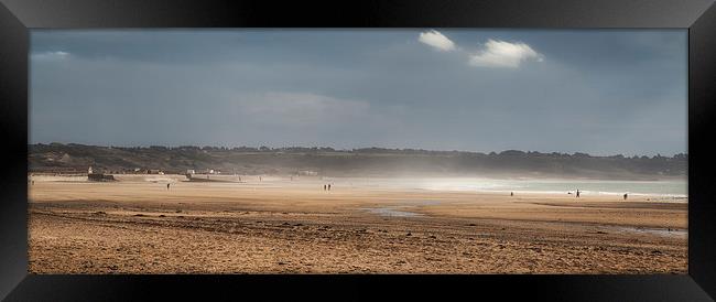 Windswept Beach Framed Print by Nigel Jones