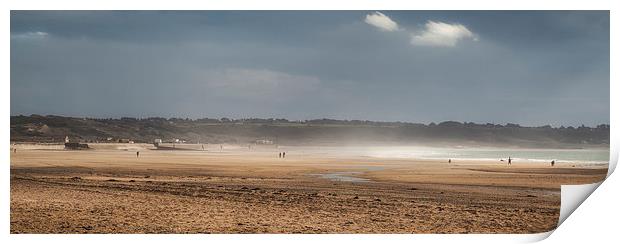 Windswept Beach Print by Nigel Jones
