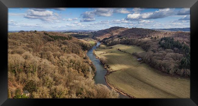 View From The Rock Framed Print by David Tinsley