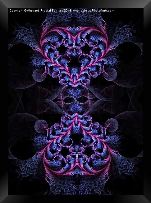 Need A Little Taste of Love Framed Print by Abstract  Fractal Fantasy
