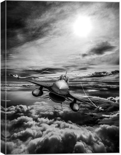 F-16 Fighting Falcon Canvas Print by P H