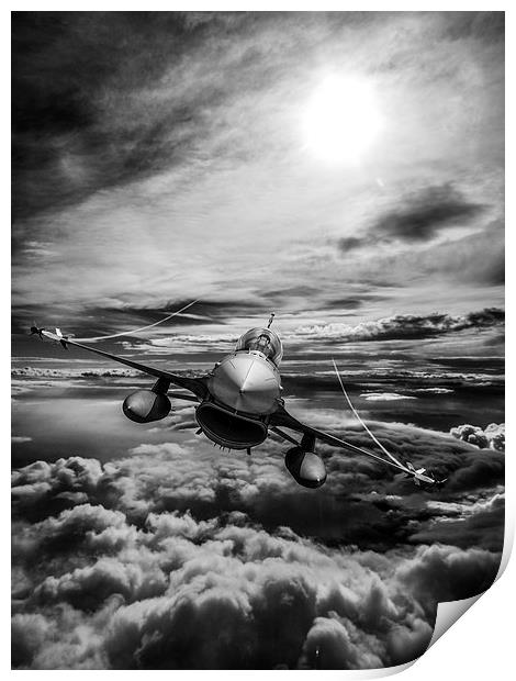 F-16 Fighting Falcon Print by P H